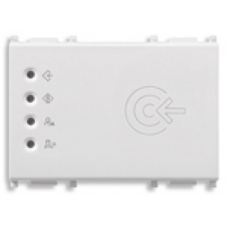 CRONOTERMOSTATO A BATTERIE LETTORE TRANSPONDER ESTERNO KNX BIANCO SERIE  PLANA - VIMAR 14456 